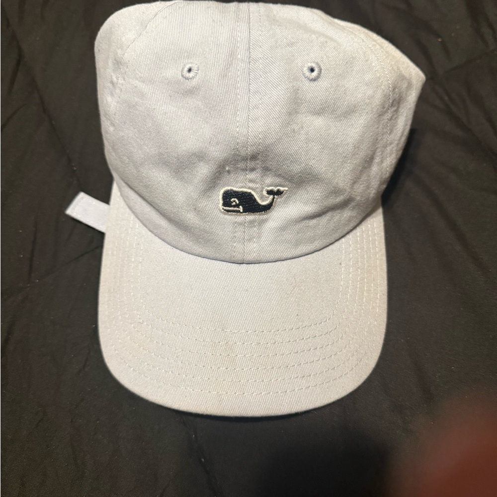 Vineyard Vines sky blue and navy adjustable cap